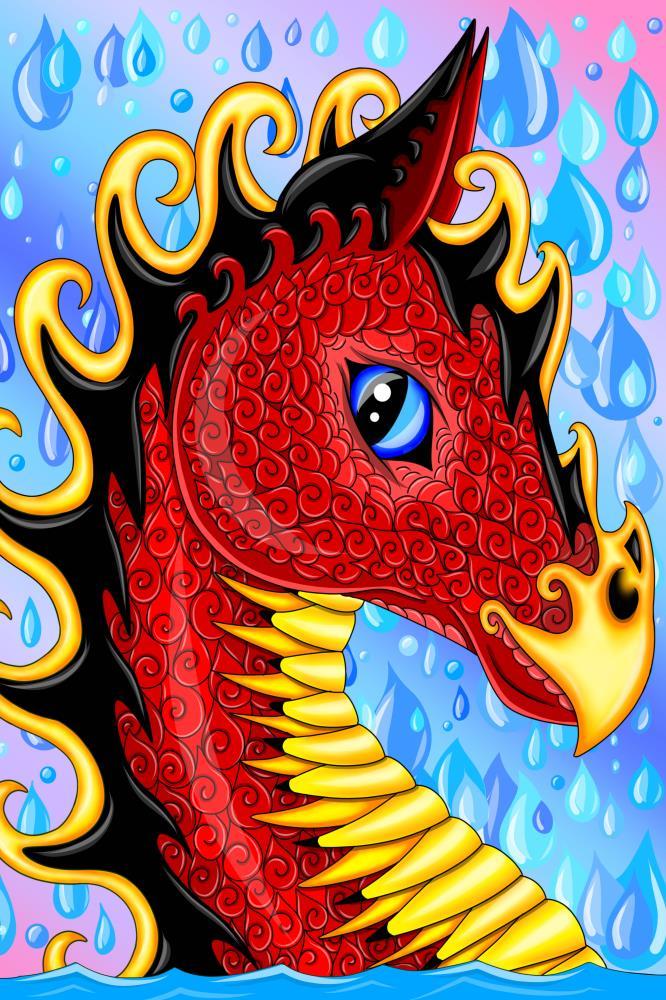 Red Water Dragon
