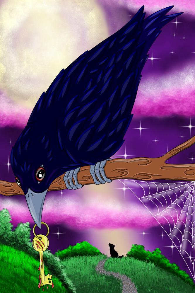 Spooky Raven