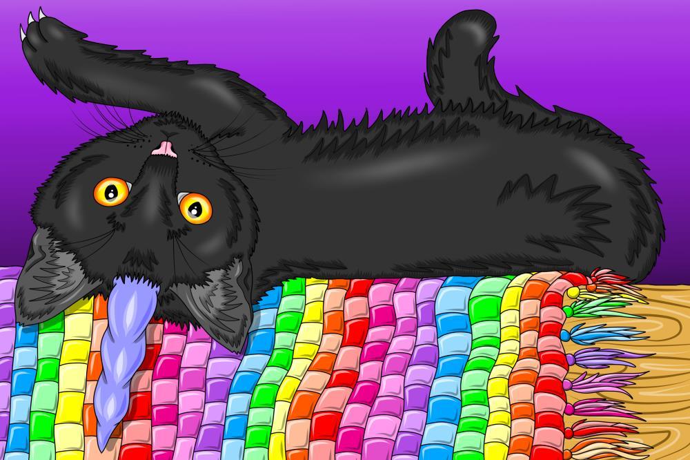 Black caticorn